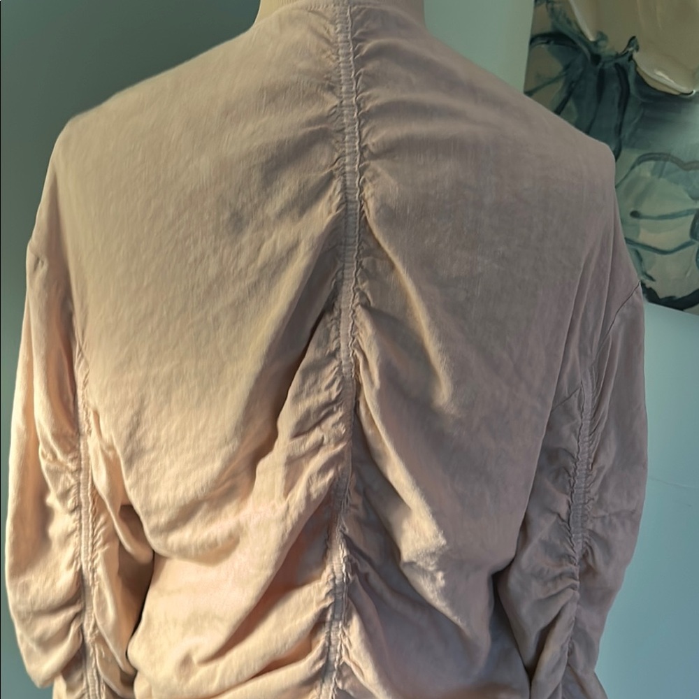 Free People Cream Bomber Jacket - Picture 8 of 14